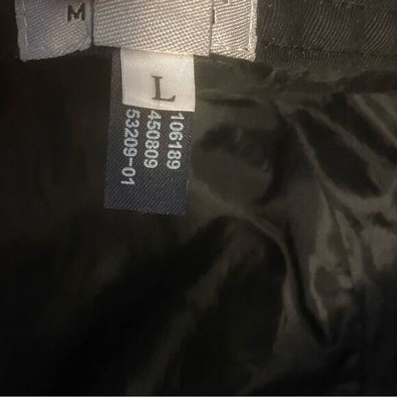 WILSON Leather M. Julian Black Bucket Hat Size Large - Picture 6 of 9